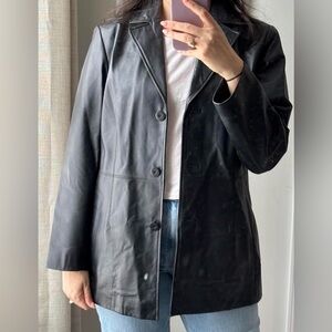 Worthington Black Leather Jacket